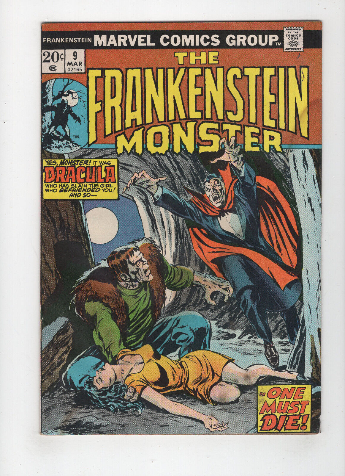 frankenstein #9 marvel comic