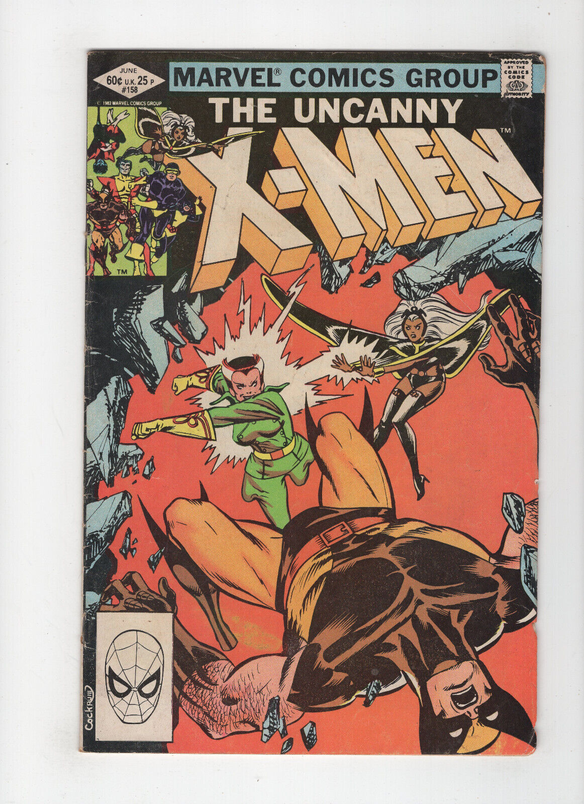 uncanny x-men 158