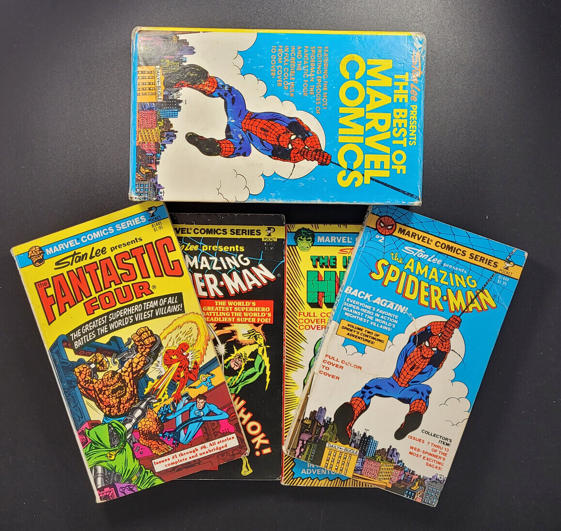 Best of Marvel 4 Book Set Pocket Book Paperback PB Pocket