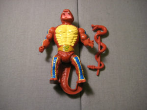 Rattlor MOTU Masters of the Universe 1985 Rattlor Figure with Snake