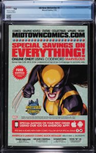 All-New Wolverine #1 (Marvel, 2016) CGC 9.8 White Pages 