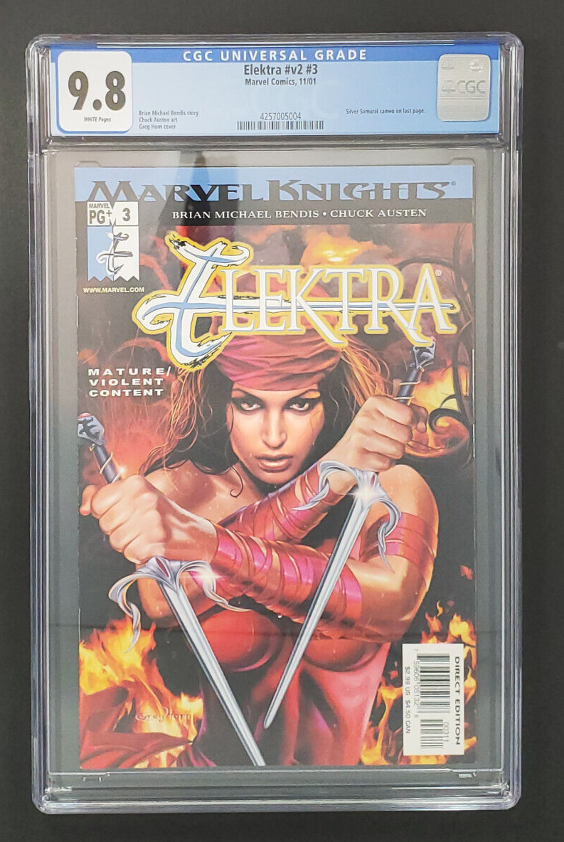 Elektra #3 CGC 9.8 2nd Print