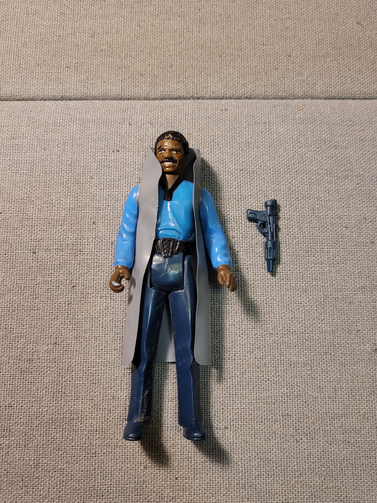 Ancienne Figurine Kenner Star Wars - Lando Calrissian (erreur De Fabrication / Variante Pochette) - 1985